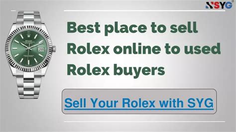 revente rolex|best place to sell Rolex.